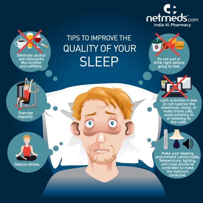 Sleep tips better infographics flat vector royalty Sleep tips better infographics flat vector royalty