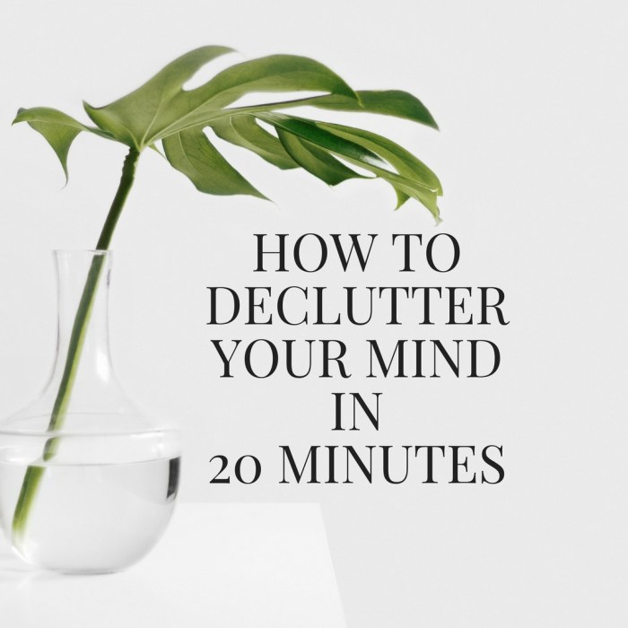 How to Declutter Your Mind in 10 Simple Steps